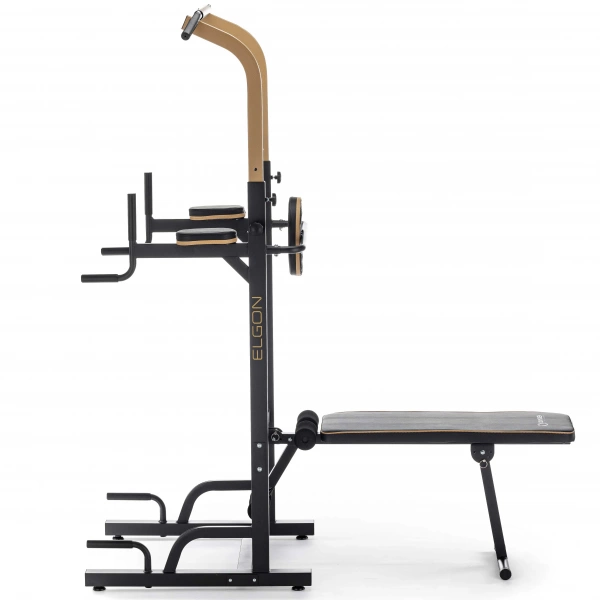 Турник 3 в 1 со скамьей Oxygen Fitness Elgon