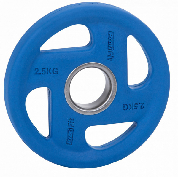 Диск обрезиненный FASSION цветной D51 мм PROFI-FIT 2,5 кг