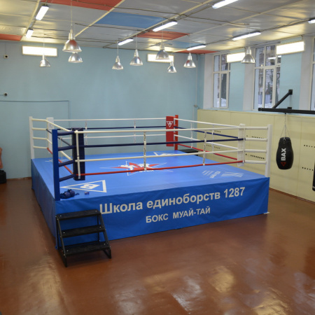 Боксерский ринг на помосте 1м 5x5 м